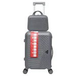 چمدان Three Birds مدل TB40362-SX سایز کوچک به همراه چمدان لوازم آرایشی