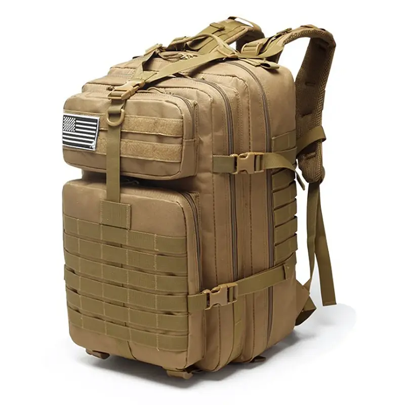 tactical-military-kh کوله پشتی تاکتیکال 45 لیتری مدل Military بج دار