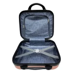 چمدان MR مدل MR-40350-PK سایز کوچک به همراه چمدان لوازم آرایشی