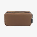 کیف لوازم شخصی مدل KL-1003 به رنگ قهوه‌ای شتری