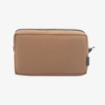 کیف لوازم شخصی و جانبی مدل KL-1004 برند KULE در رنگ قهوه‌ای شتری