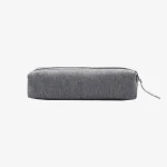 کیف لوازم جانبی مدل KL-1010 برند KULE به رنگ خاکستری روشن - مناسب برای نوشت‌افزار و وسایل شخصی