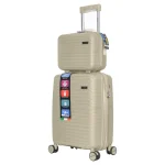 چمدان Rapido مدل R-40371-SX سایز کوچک به همراه چمدان لوازم آرایشی