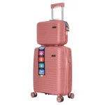 چمدان Rapido مدل R-40371-SX سایز کوچک به همراه چمدان لوازم آرایشی