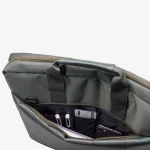 کیف دستی لپ تاپ ۱۳.۳ اینچی KULE مدل KL-1321 در رنگ سبز زیتونی