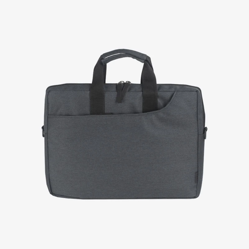 kule-kl-1528-melange-black-1 کیف دستی لپ تاپ ۱۵.۶ اینچی KULE مدل KL-1528 در رنگ مشکی ملانژ